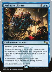 Animate Library - Unstable (UST) #26 - Rare Magic: The Gathering Trading Card