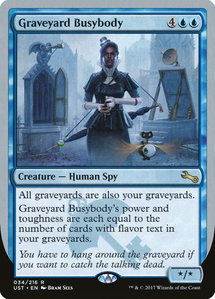 Graveyard Busybody - Unstable (UST) #34 - Rare Magic: The Gathering Trading Card