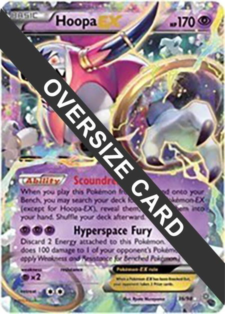 Hoopa EX - 36/98 (Ancient Origins) - Jumbo Cards Pokémon trading card