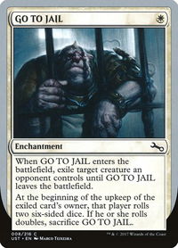 GO TO JAIL - Unstable (UST) #8 - Common Magic: The Gathering Trading Card