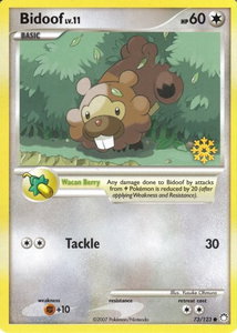 Bidoof - 73/123 - Countdown Calendar Promos (CCP) #073/123 - Rare Pokémon Trading Card