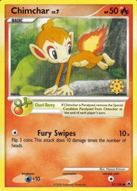 Chimchar - 57/100 - Countdown Calendar Promos (CCP) #057/100 - Rare Pokémon Trading Card