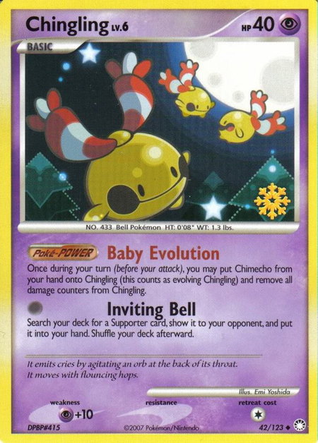 Chingling - 42/123 - Countdown Calendar Promos Pokémon trading card