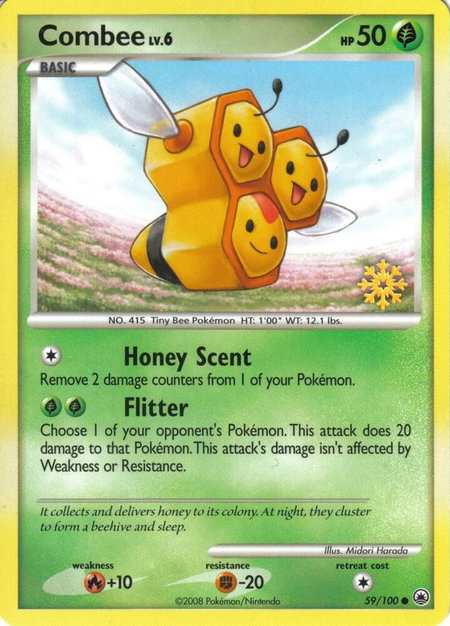 Combee - 59/100 - Countdown Calendar Promos Pokémon trading card