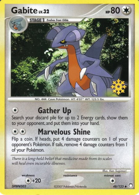 Gabite - 48/123 - Countdown Calendar Promos Pokémon trading card