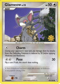Glameow 83/130 - Countdown Calendar Promos (CCP) #083/130 - Rare Pokémon Trading Card
