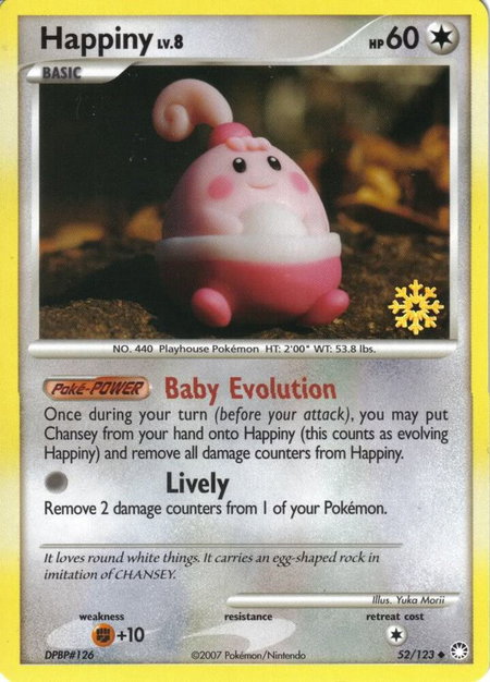 Happiny - 52/123 - Countdown Calendar Promos Pokémon trading card