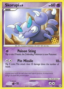 Skorupi - 99/130 - Countdown Calendar Promos (CCP) #099/130 - Rare Pokémon Trading Card