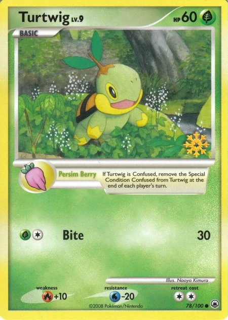 Turtwig - 78/100 - Countdown Calendar Promos Pokémon trading card