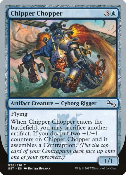 Chipper Chopper - Unstable Magic: The Gathering trading card