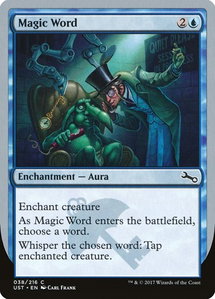 Magic Word - Unstable (UST) #38 - Common Magic: The Gathering Trading Card