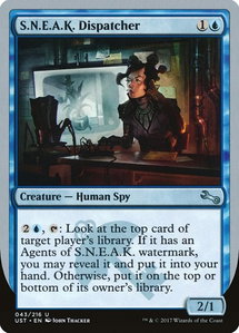 S.N.E.A.K. Dispatcher - Unstable (UST) #43 - Uncommon Magic: The Gathering Trading Card