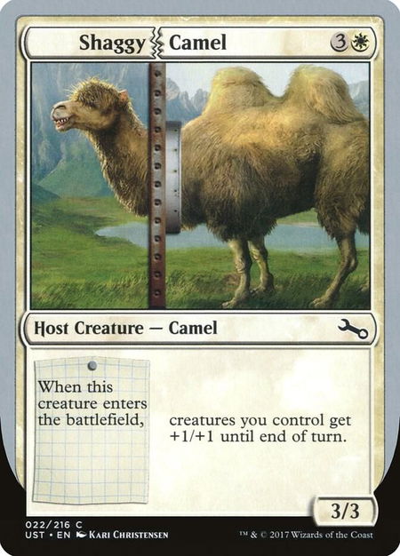 Shaggy Camel - Unstable Magic: The Gathering trading card