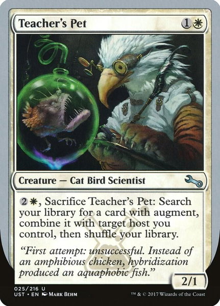 Teacher's Pet - Unstable Magic: The Gathering trading card