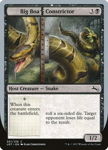 Big Boa Constrictor - Unstable (UST) #51 - Common Magic: The Gathering Trading Card