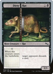 Dirty Rat - Unstable (UST) #53 - Common Magic: The Gathering Trading Card