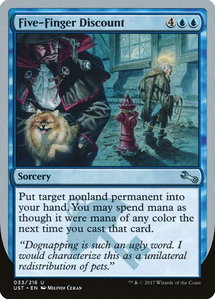 Five-Finger Discount - Unstable (UST) #33 - Uncommon Magic: The Gathering Trading Card