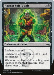 Hazmat Suit (Used) - Unstable (UST) #57 - Common Magic: The Gathering Trading Card