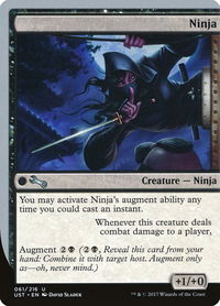Ninja - Unstable (UST) #61 - Uncommon Magic: The Gathering Trading Card