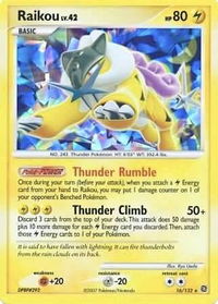 Raikou - 16/132 (Cracked Ice Holo) - Miscellaneous Cards & Products (MCAP) #016/132 - Promo Pokémon Trading Card