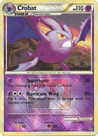 Crobat - 14/95 (League Promo) trading card from League & Championship Cards Crobat - 14/95 (League Promo) - League & Championship Cards Pokémon trading card