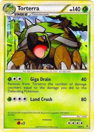 Torterra - 10/95 (Cracked Ice Holo) - League & Championship Cards Pokémon trading card