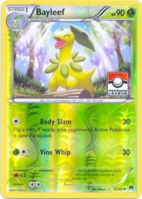 Bayleef - 2/122 (Pokemon League) - League & Championship Cards (PR) #002/122 - Promo Pokémon Trading Card