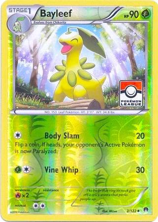 Bayleef - 2/122 (Pokemon League) - League & Championship Cards Pokémon trading card