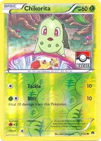 Chikorita - 1/122 (Pokemon League) - League & Championship Cards (PR) #001/122 - Promo Pokémon Trading Card