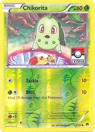 Chikorita - 1/122 (Pokemon League) - League & Championship Cards Pokémon trading card