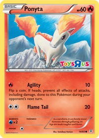 Ponyta - 14/83 (Toys R Us Promo) - Miscellaneous Cards & Products (MCAP) #014/083 - Promo Pokémon Trading Card