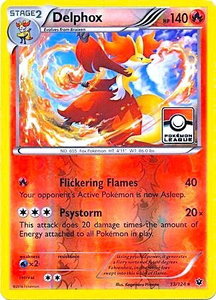 Delphox - 13/124 (Pokemon League) - League & Championship Cards (PR) #013/124 - Promo Pokémon Trading Card