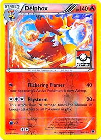 Delphox - 13/124 (Pokemon League) - League & Championship Cards (PR) #013/124 - Promo Pokémon Trading Card
