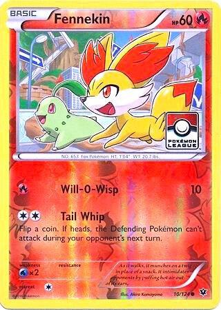Fennekin - 10/124 (Pokemon League) - League & Championship Cards Pokémon trading card