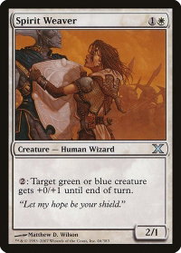 Spirit Weaver - 10th Edition (10E) #46 - Uncommon Magic: The Gathering Trading Card