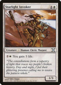 Starlight Invoker - 10th Edition (10E) #47 - Uncommon Magic: The Gathering Trading Card