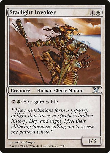 Starlight Invoker - 10th Edition Magic: The Gathering trading card