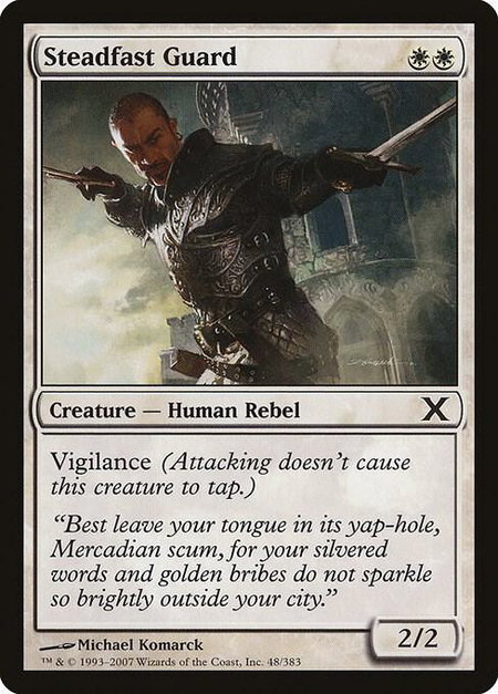 Steadfast Guard - 10th Edition Magic: The Gathering trading card