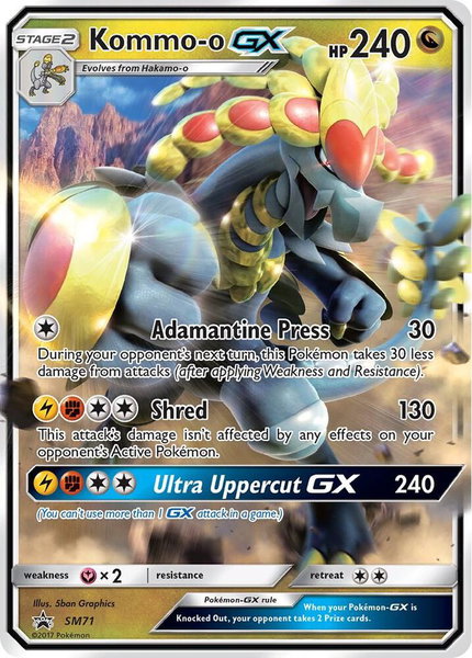 Kommo-o GX - SM71 - SM Promos Pokémon trading card