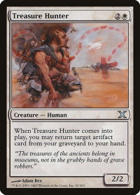 Treasure Hunter - 10th Edition (10E) #52 - Uncommon Magic: The Gathering Trading Card