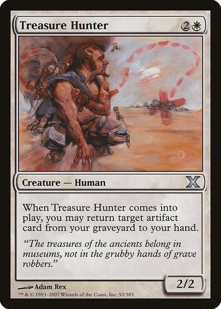 Treasure Hunter - 10th Edition Magic: The Gathering trading card