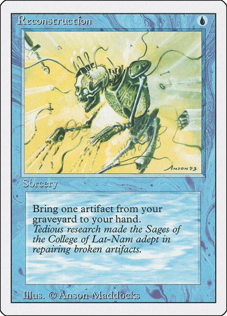 Reconstruction - Revised Edition Magic: The Gathering trading card