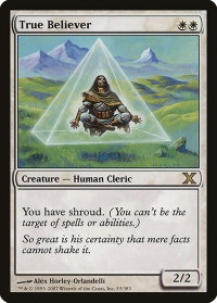 True Believer - 10th Edition (10E) #53 - Rare Magic: The Gathering Trading Card
