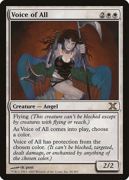 Voice of All - 10th Edition Magic: The Gathering trading card