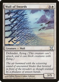 Wall of Swords - 10th Edition (10E) #57 - Uncommon Magic: The Gathering Trading Card