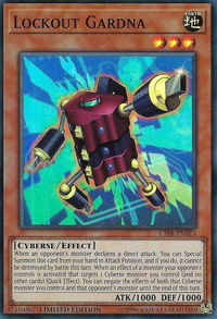 Lockout Gardna - Circuit Break (CIBR) #CIBR-ENSE3 - Super Rare YuGiOh Trading Card