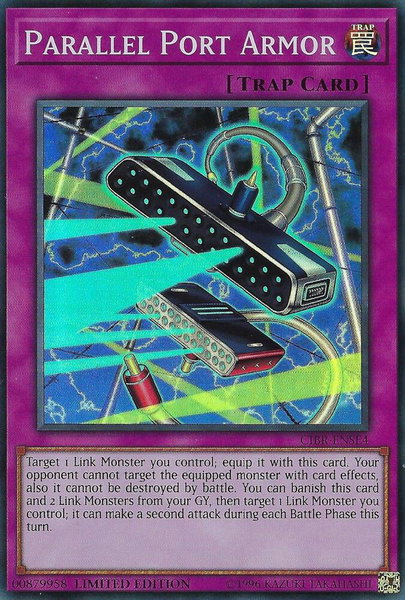 Parallel Port Armor trading card from Circuit Break Parallel Port Armor - Circuit Break YuGiOh trading card