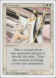 Resurrection - Revised Edition (3ED) #34 - Uncommon Magic: The Gathering Trading Card