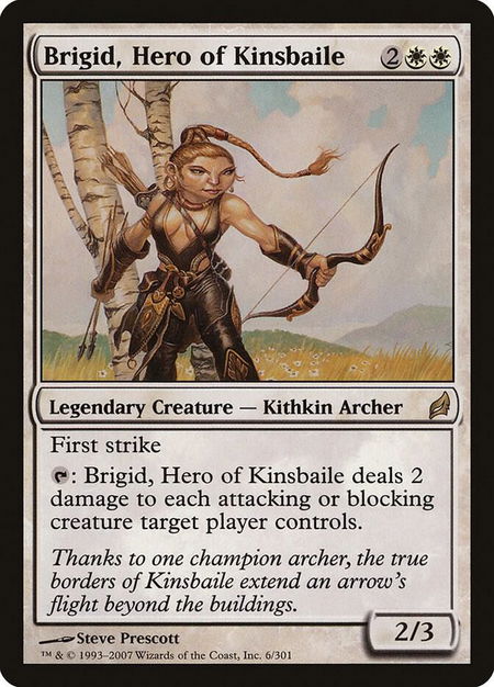 Brigid, Hero of Kinsbaile - Lorwyn Magic: The Gathering trading card