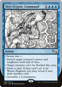 Very Cryptic Command (A) - Unstable (UST) #49a - Rare Magic: The Gathering Trading Card